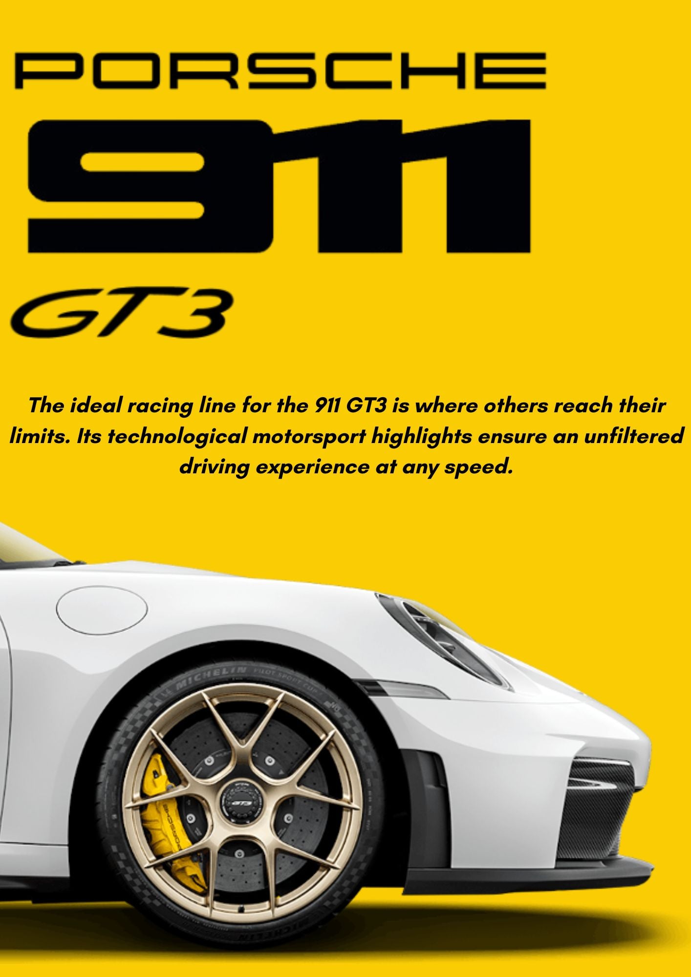 911 GT3 | Track Legend Wall Poster