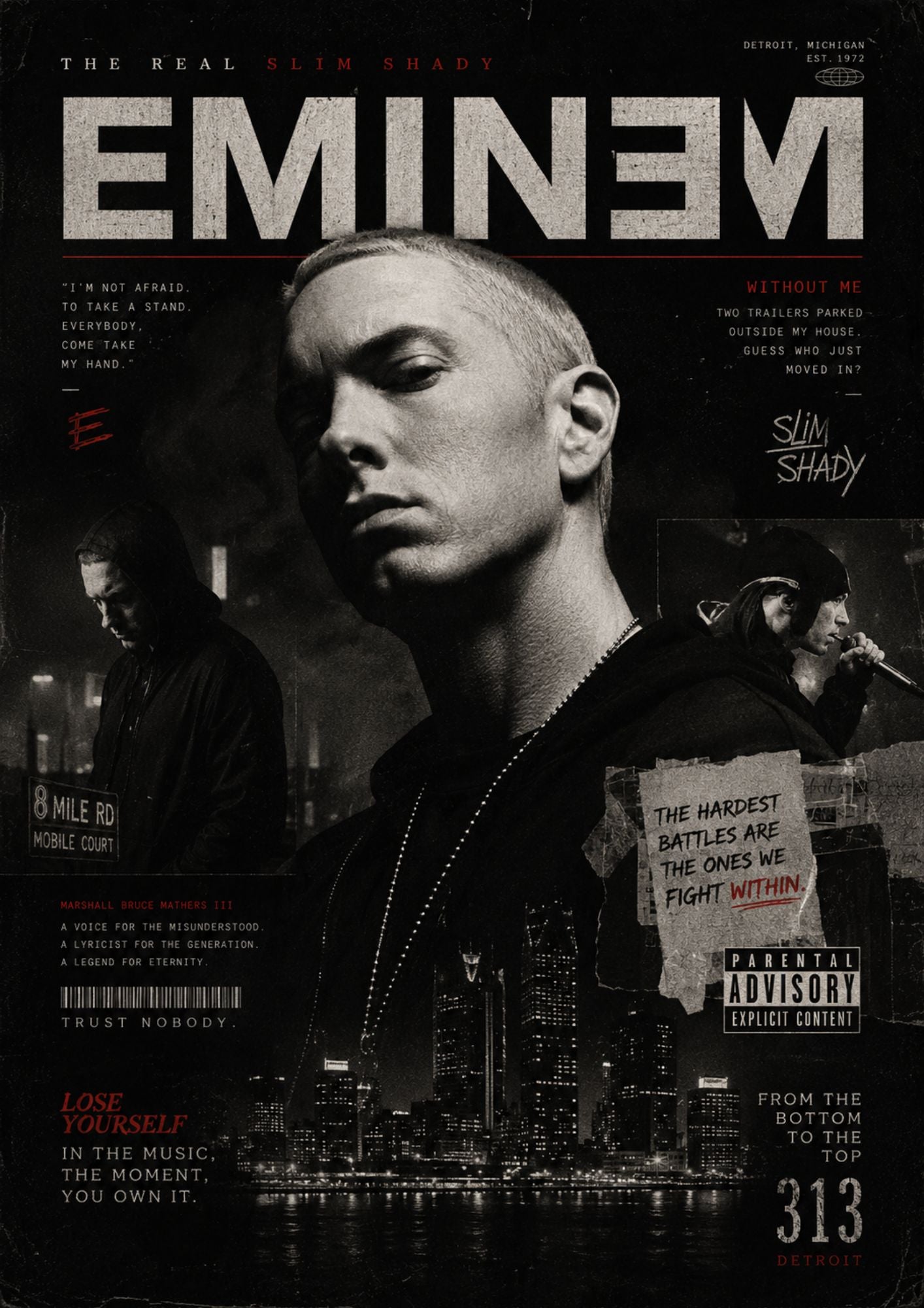 Eminem | The Real Slim Shady Poster
