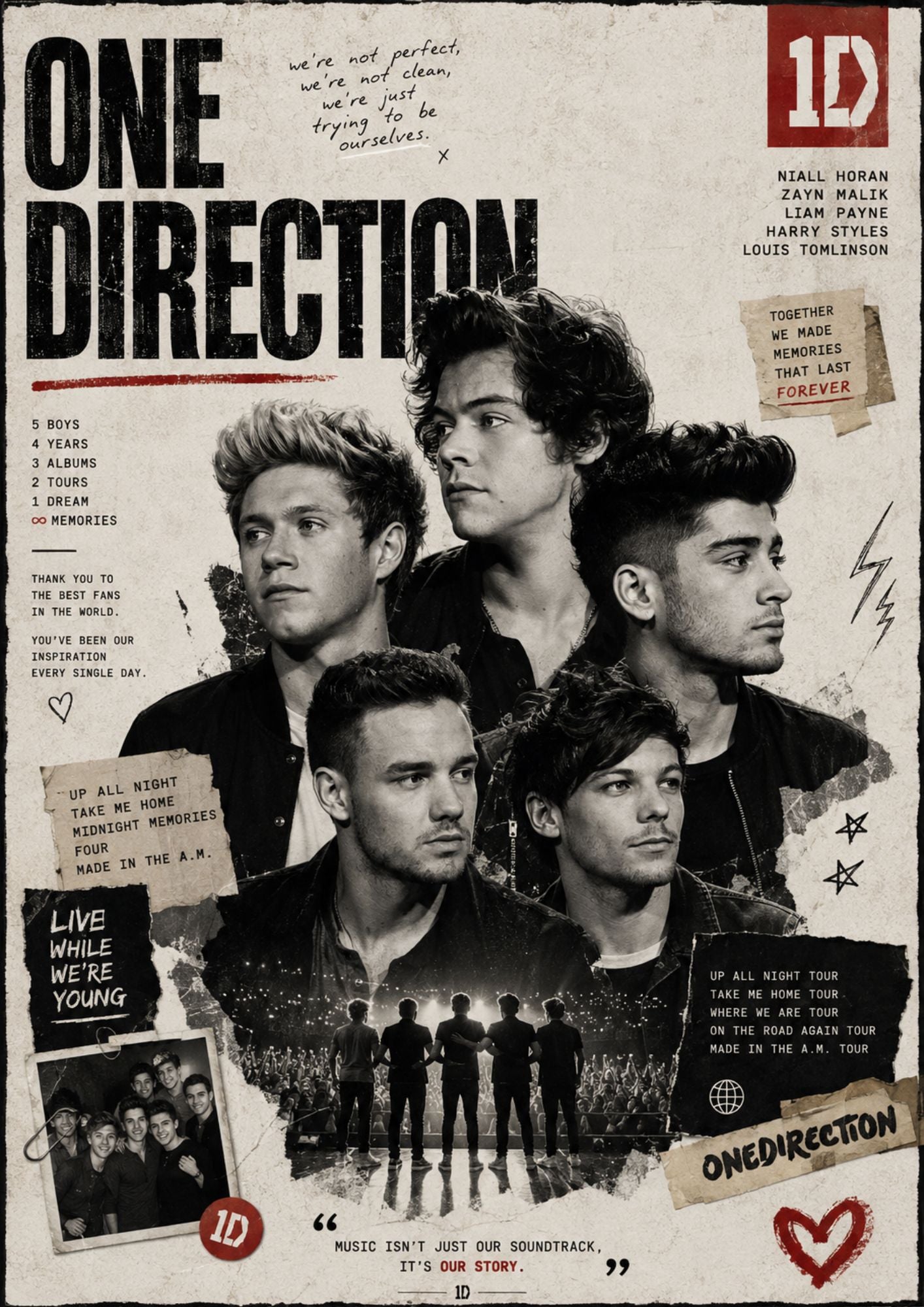 One Direction | Forever Young Wall Poster