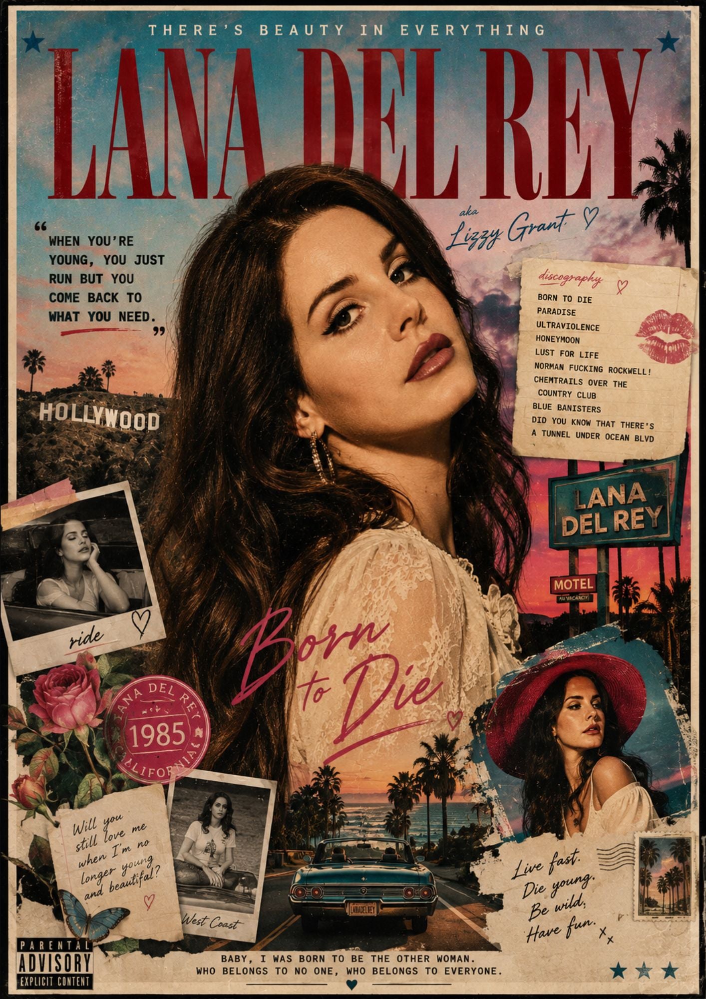 Lana Del Rey | California Dreams Poster
